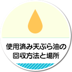 使用済み天ぷら油の回収方法と場所