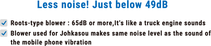 LESS NOISE